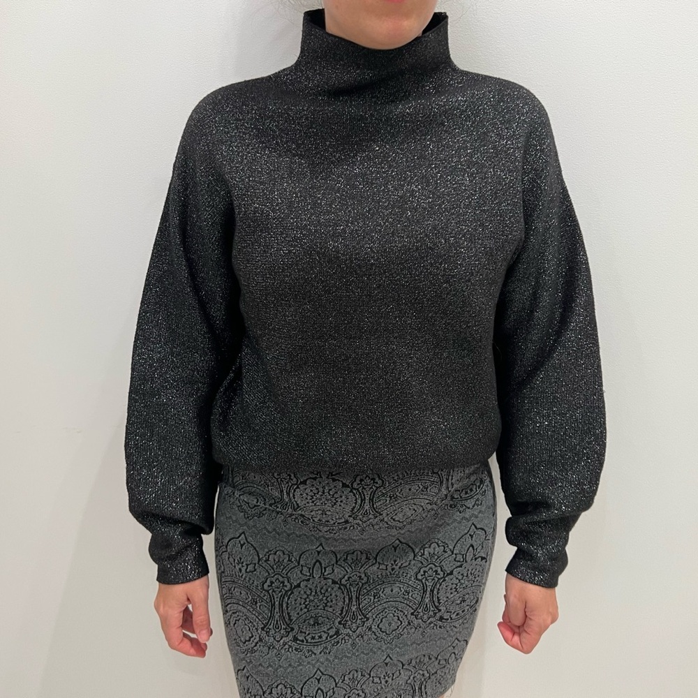 H&M Glittery Black Sweater
